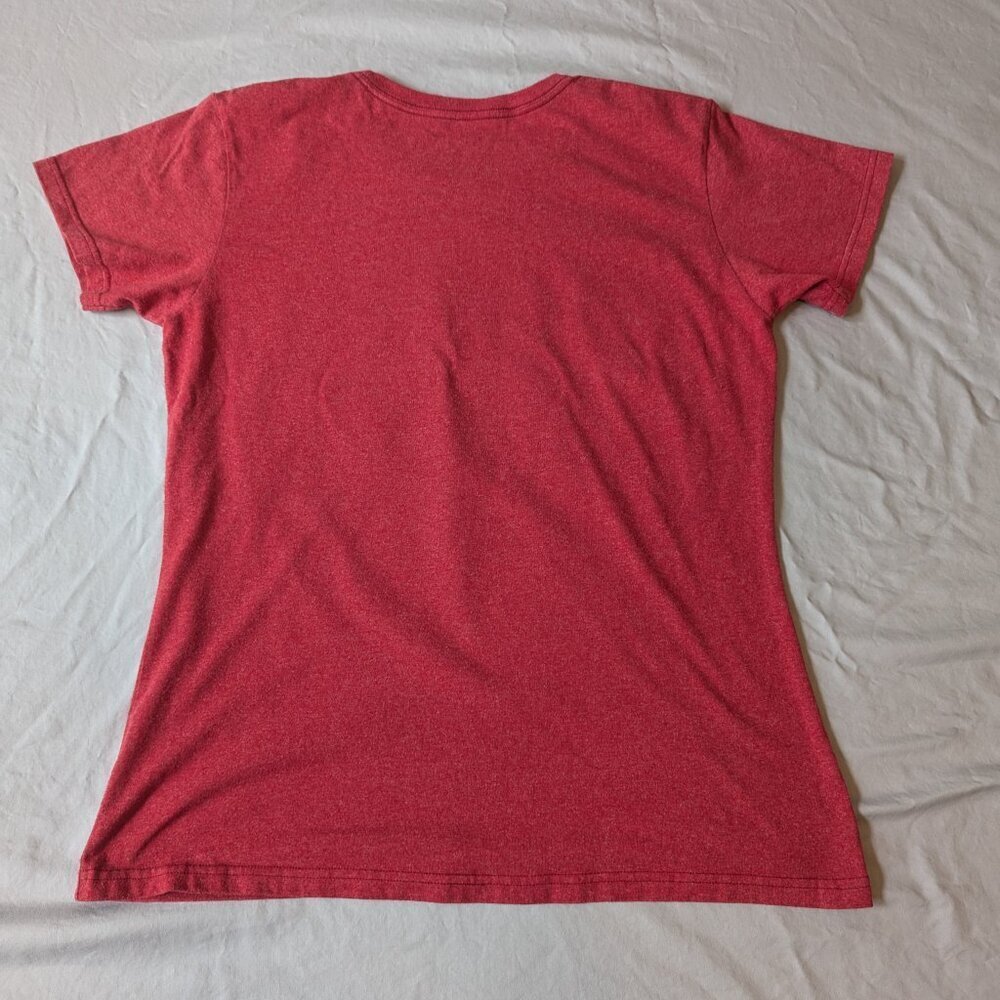 Disney Mickey and Minnie Mouse valentine shirt love, red, romantic EUC size L - Picture 6 of 7
